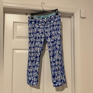 Lilly Pulitzer GUC leggings (mid calf length)